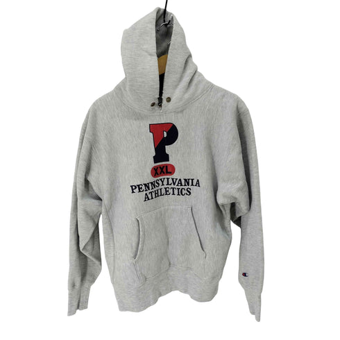 チャンピオン Champion USA製 刺繍タグ PENNSYLVANIA ATHLETICS リバースウィーブ パーカー メンズ import:L